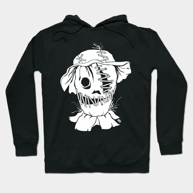 Scarecrow on-eyed mask Hoodie by DappyStitch